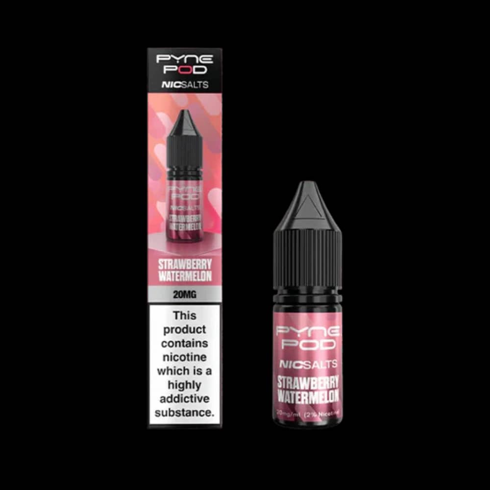 Pyne Pod Nic Salts 10ml E-liquid Box of 10 Strawberry Watermelon 10mg