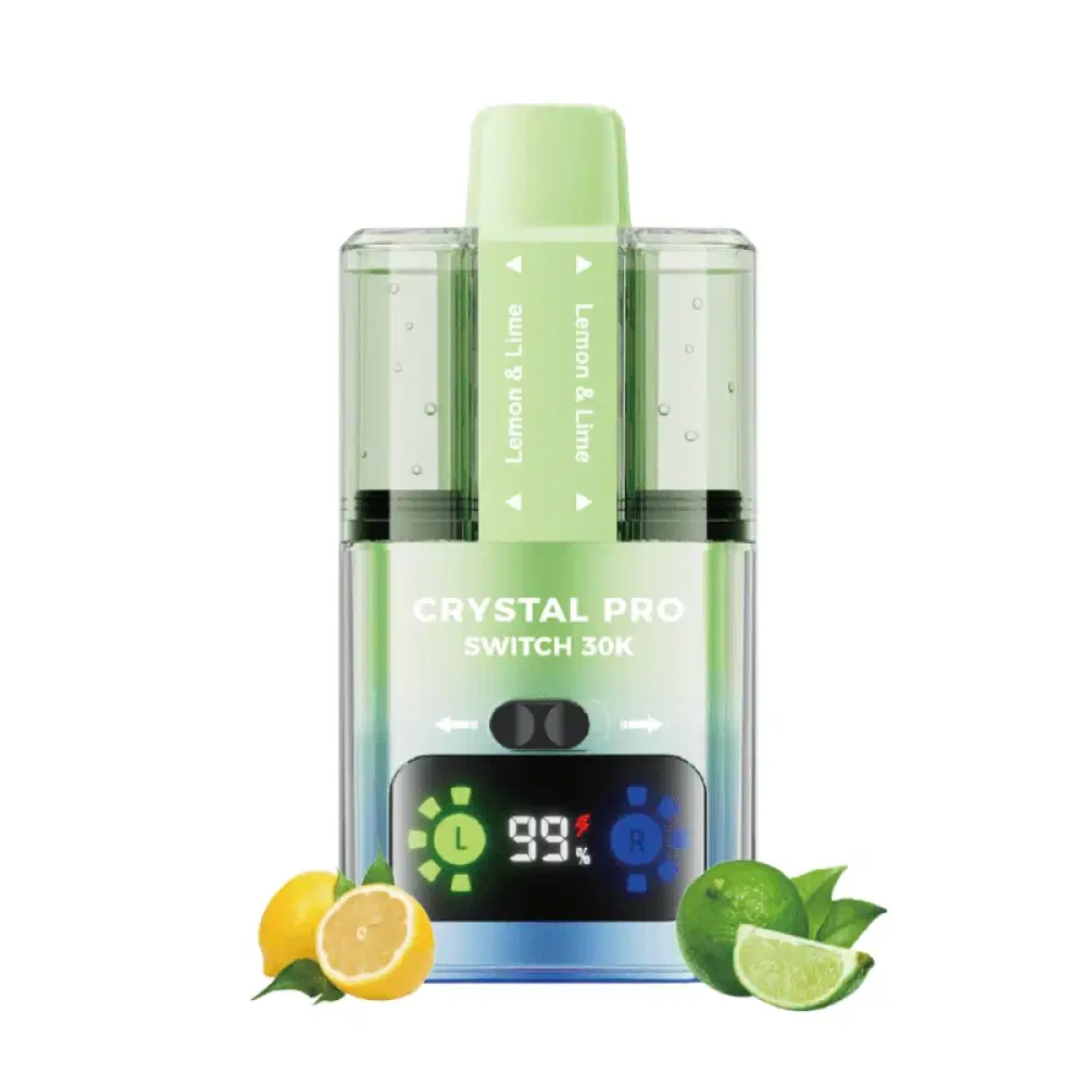 Crystal Pro Switch 30k Vape Kit Box of 5 Lemon & Lime / Lemon & Mint