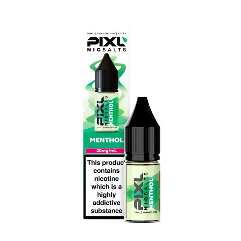 Pixl Nic Salts 10ml E liquids Box of 10 Menthol 20mg